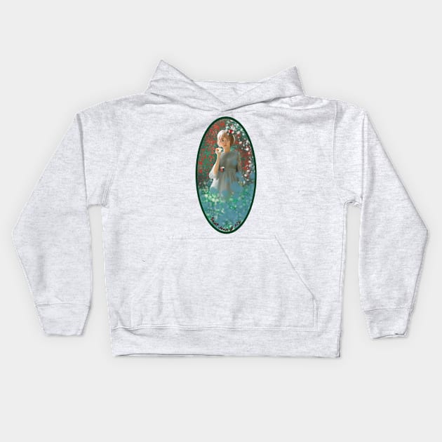 Saint Joan of Arc Kids Hoodie by HappyRandomArt